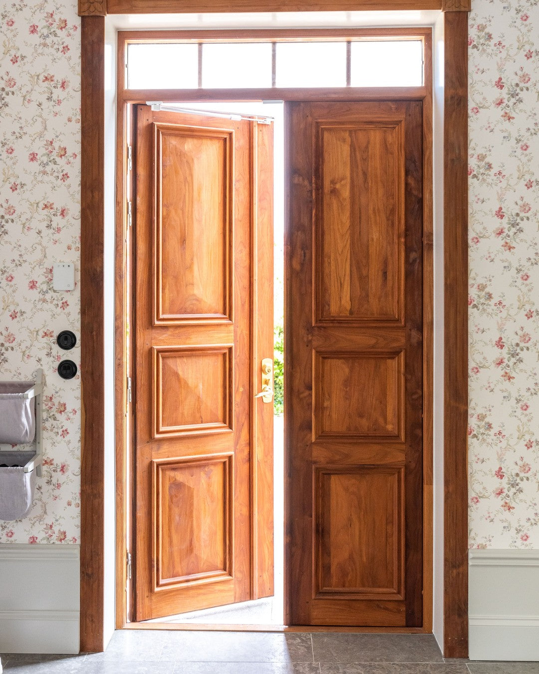 Türdämpfer weiß für Doppeltür