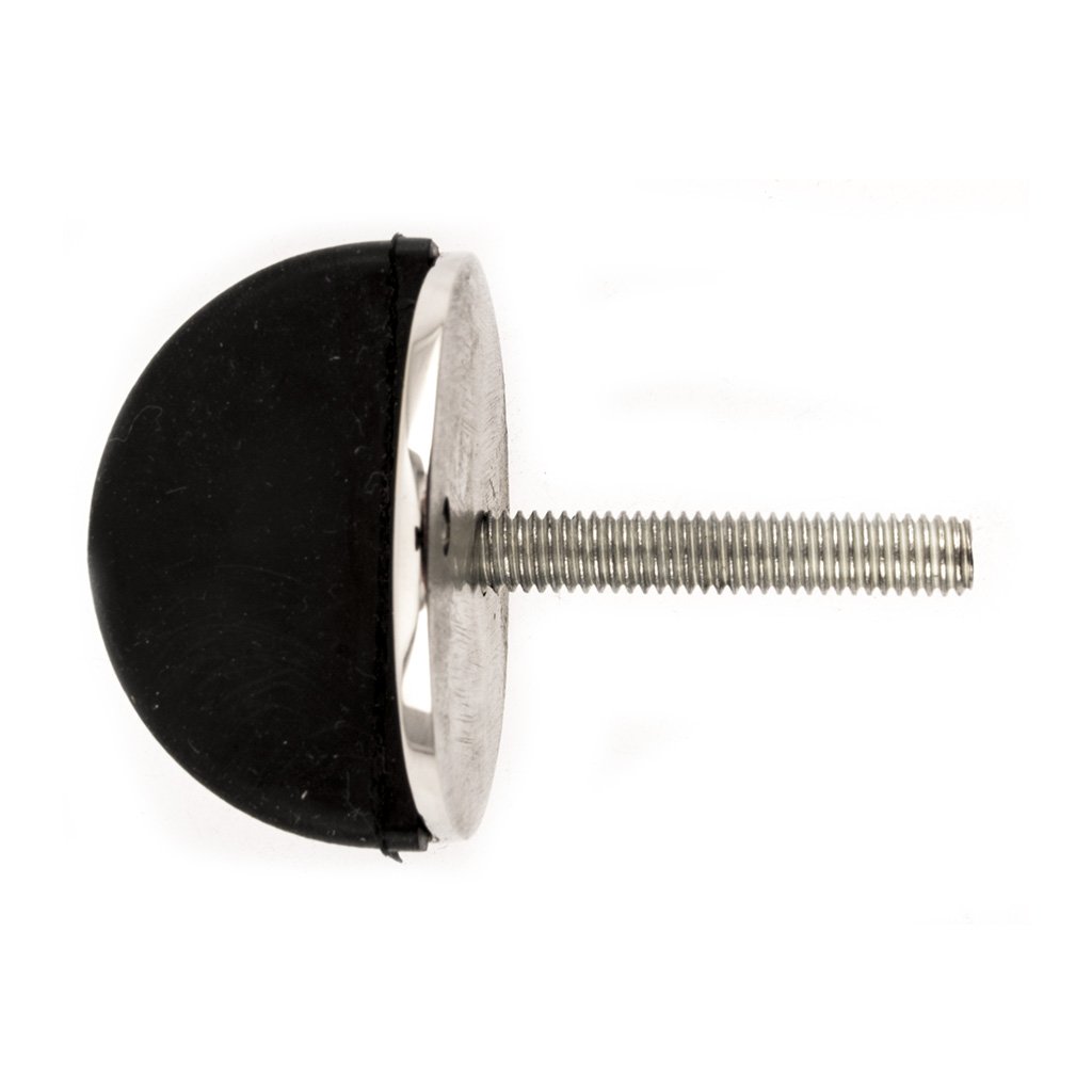 Türstopper Boden aus vernickeltem Messing