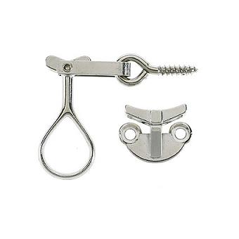 Fensterschloss & Haken vernickelt