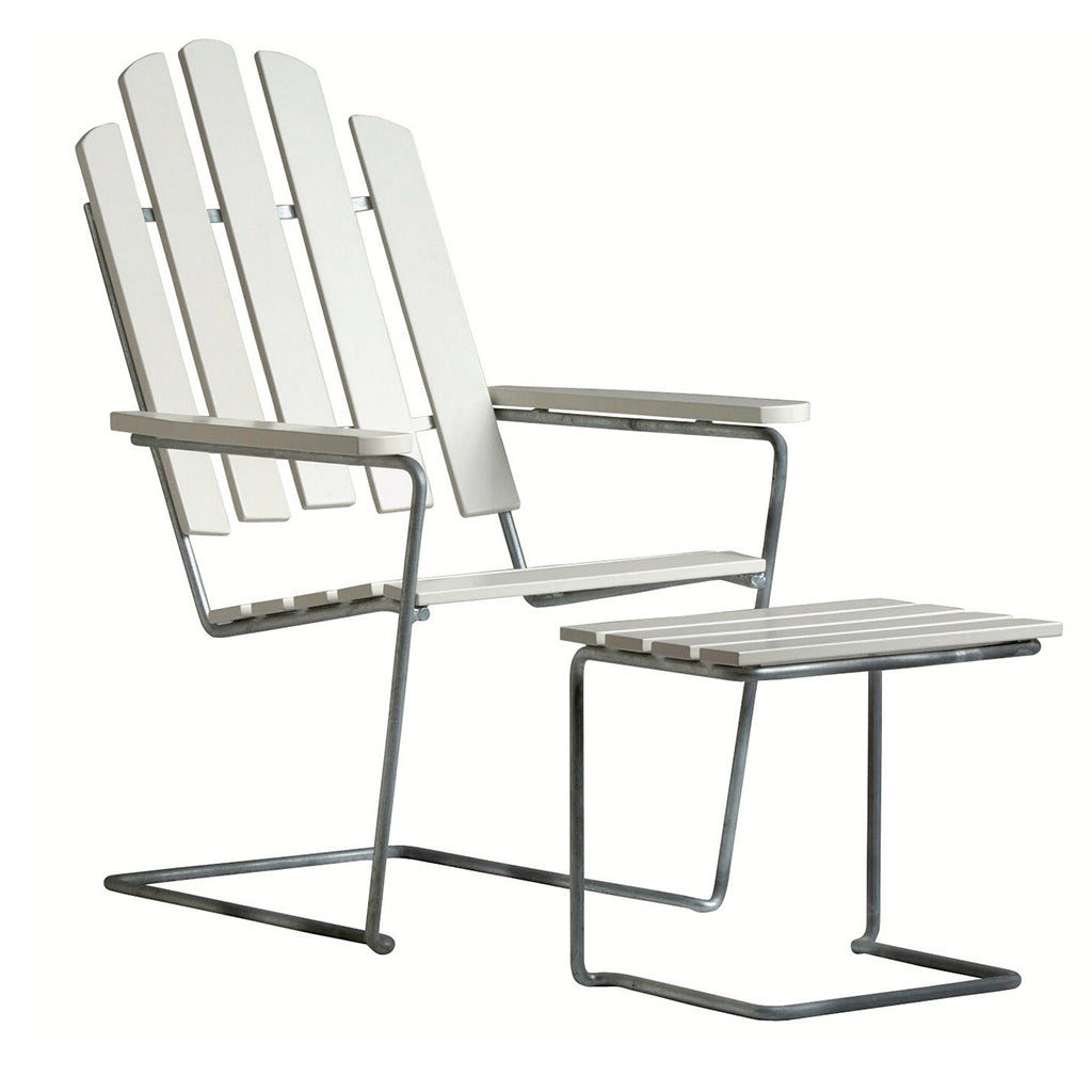 Grythyttan Liegestuhl A3 Weiß