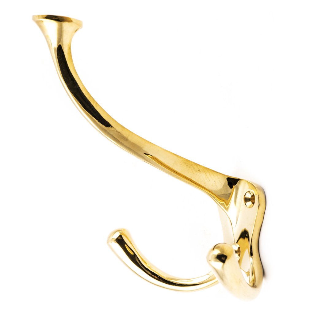 Kleider- und Huthaken Messing