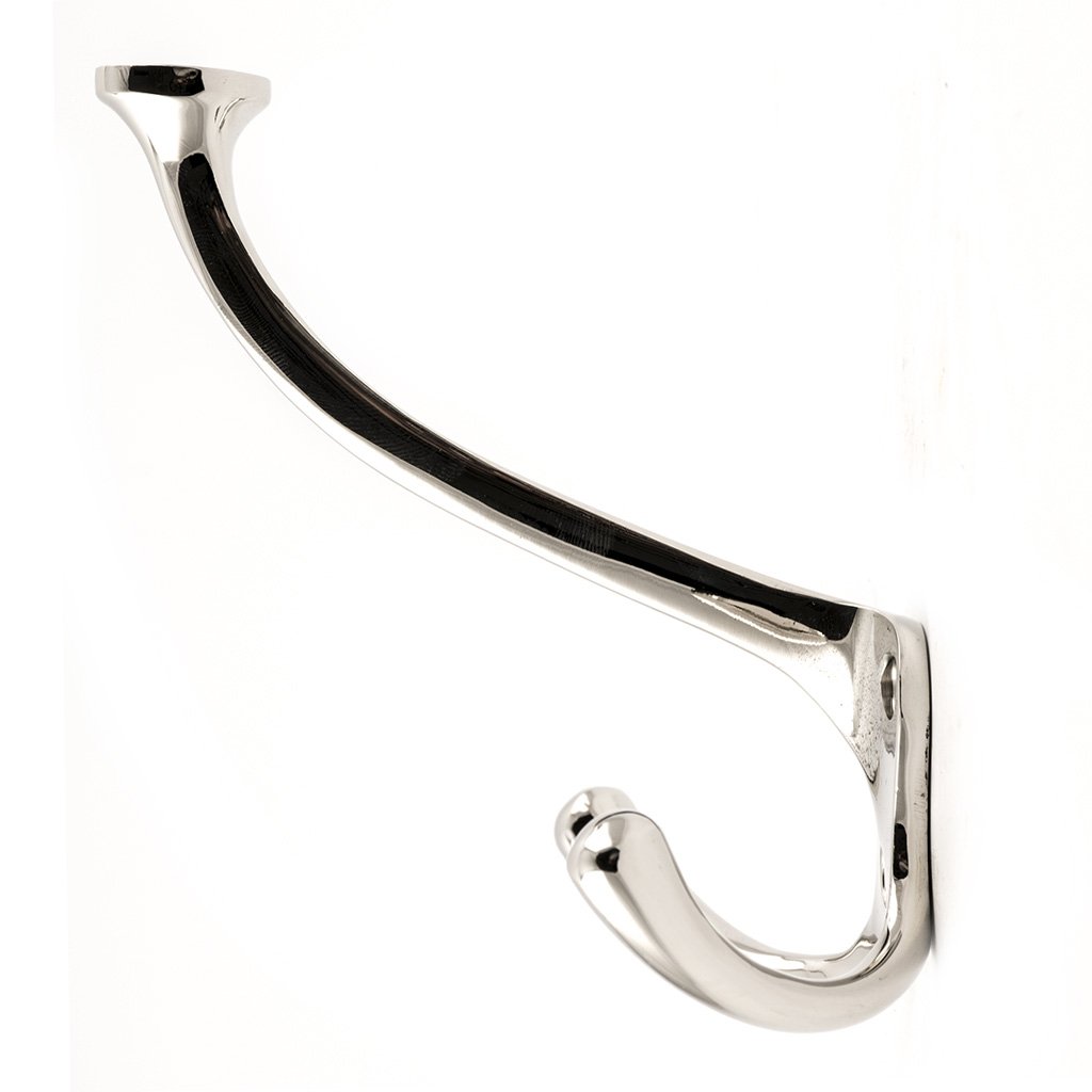 Kleider- und Huthaken vernickelt