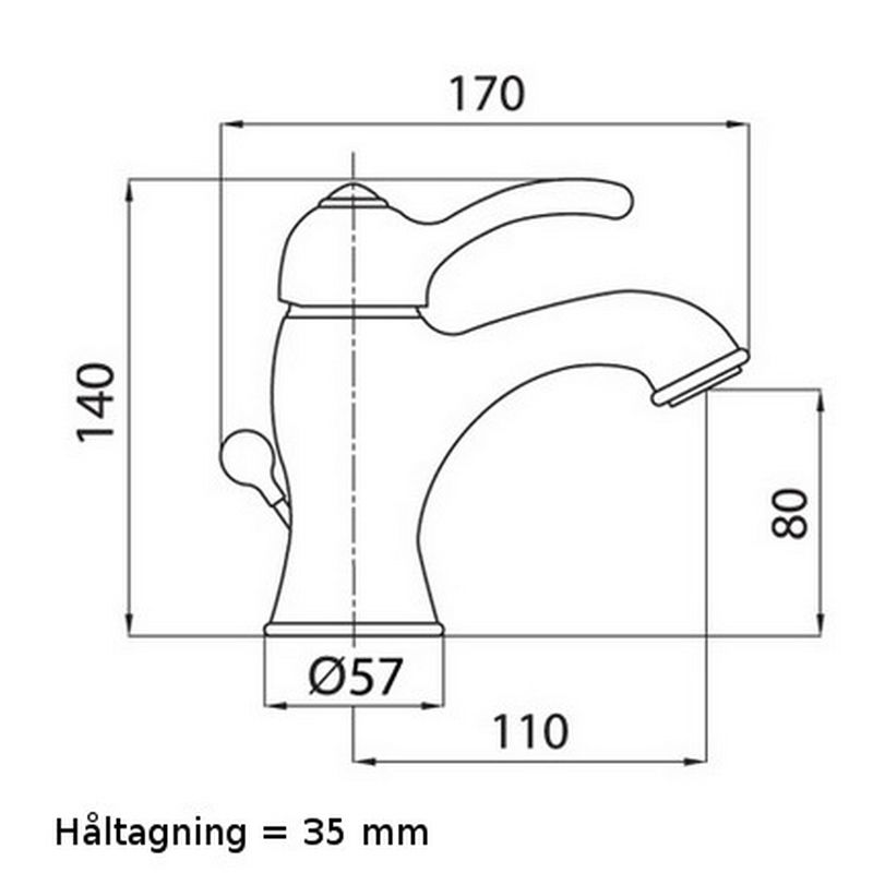 Waschtischarmatur Clara Chrom