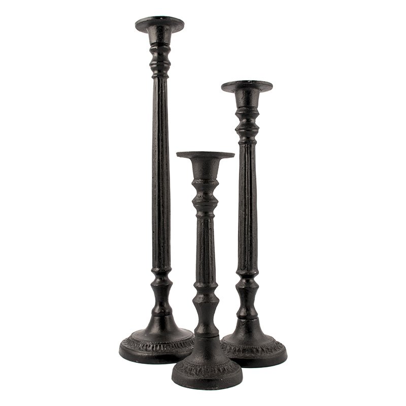 Kerzenleuchter Gusseisen mittel