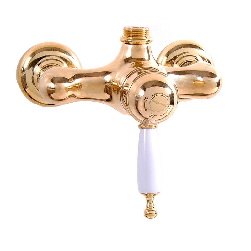 Duscharmatur mit Thermostat Oxford Messing