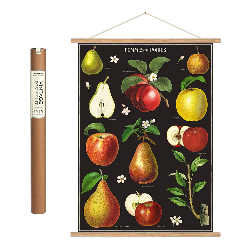 Vintage poster kit ’Apples & Pears’