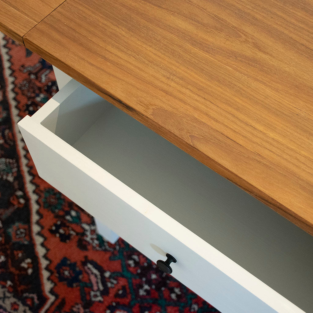 Klapptisch Teak/Hellgrau Vera