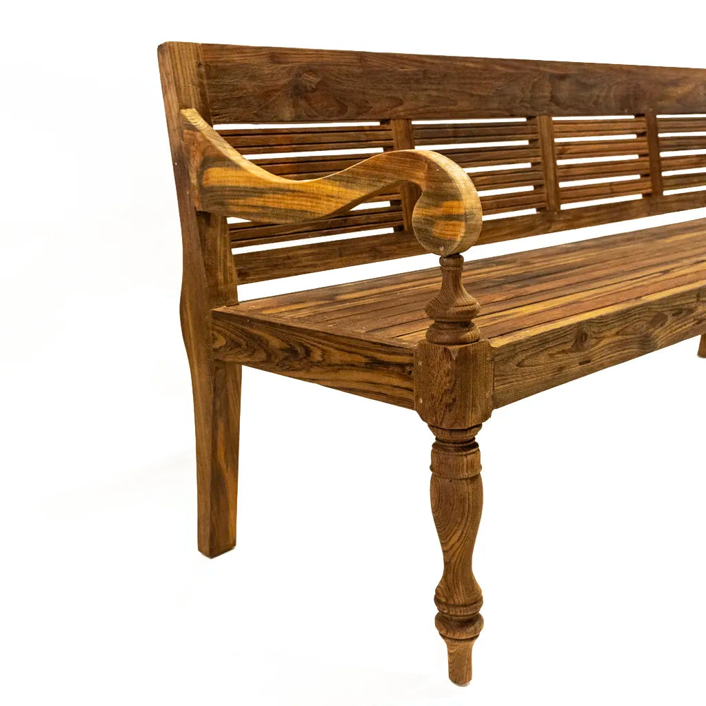 Vintage trädgårdssoffa teak