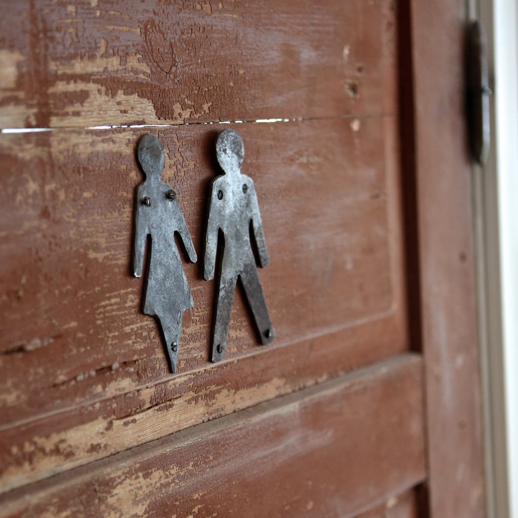 WC-Schild für Damen & Herren