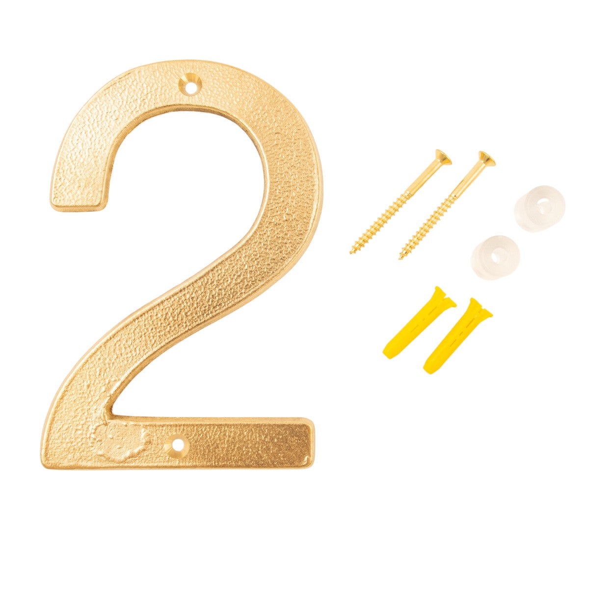 Husnummer 2 Aurelia rå mässing