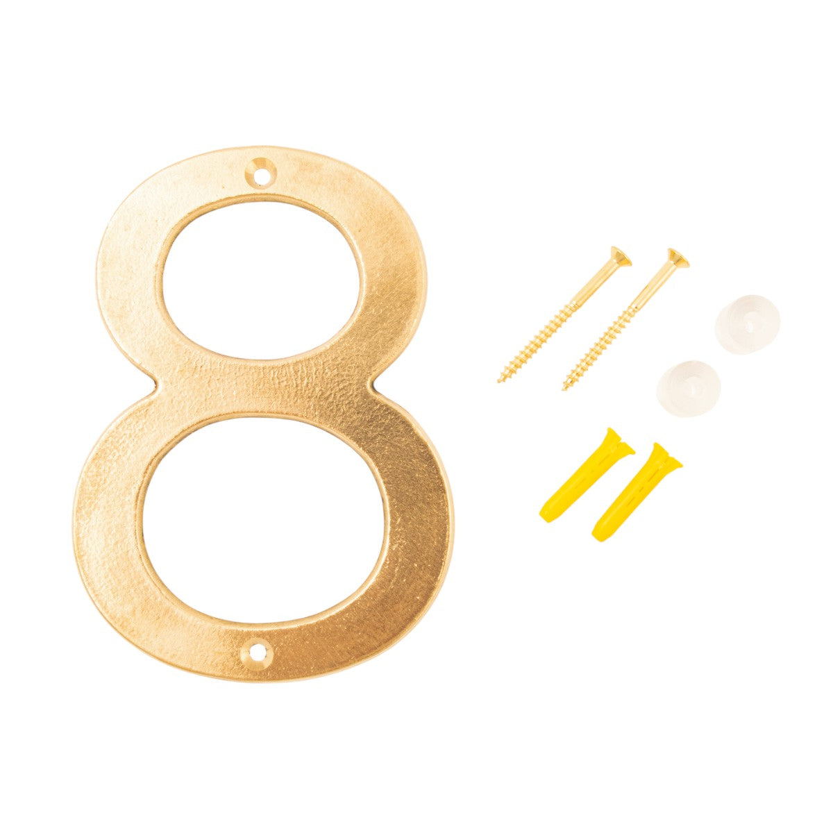 Husnummer 8 Aurelia rå mässing