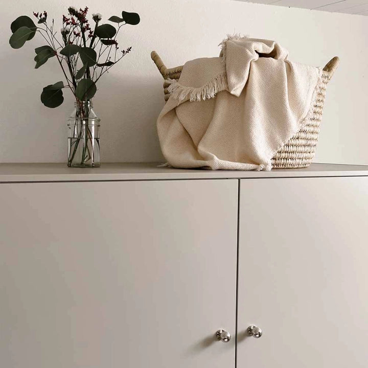 Knopp Solliden förnicklad