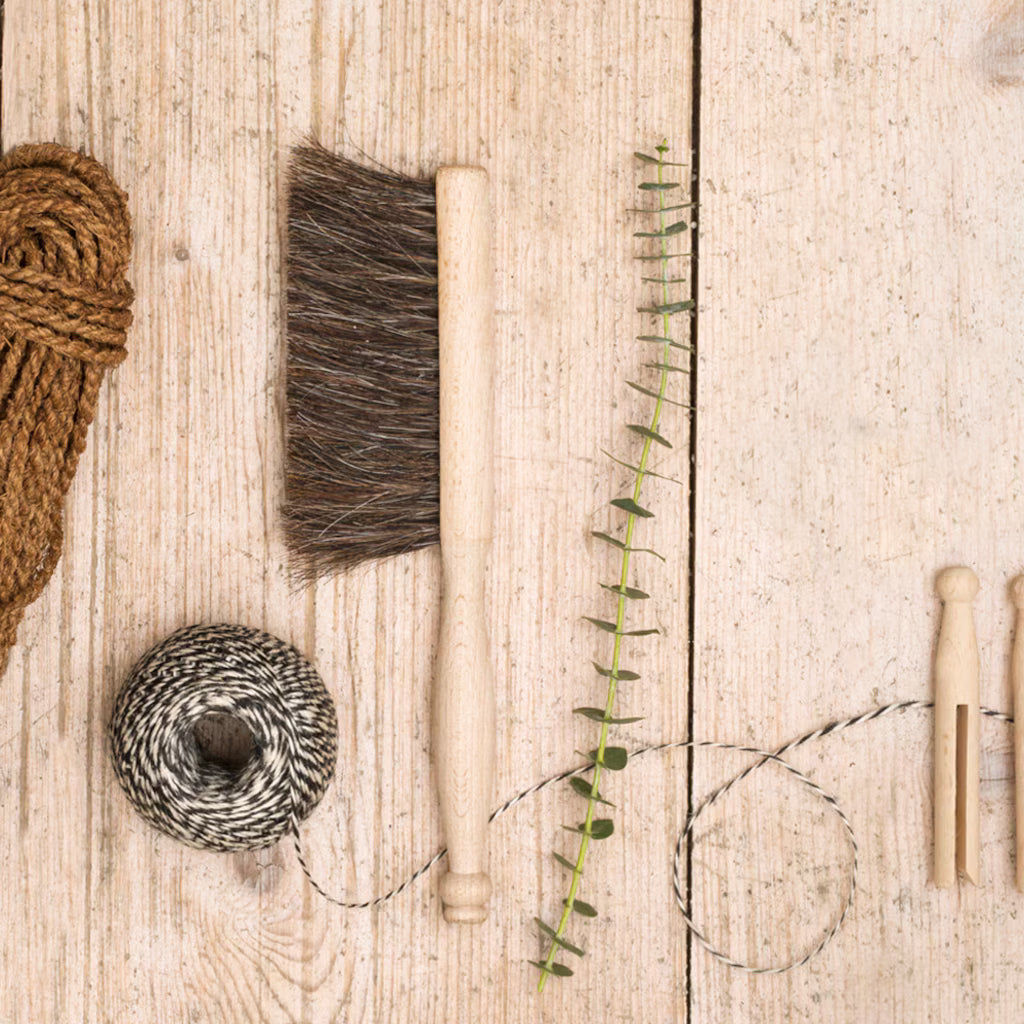 Jutesnöre Svart/Vit 125 m