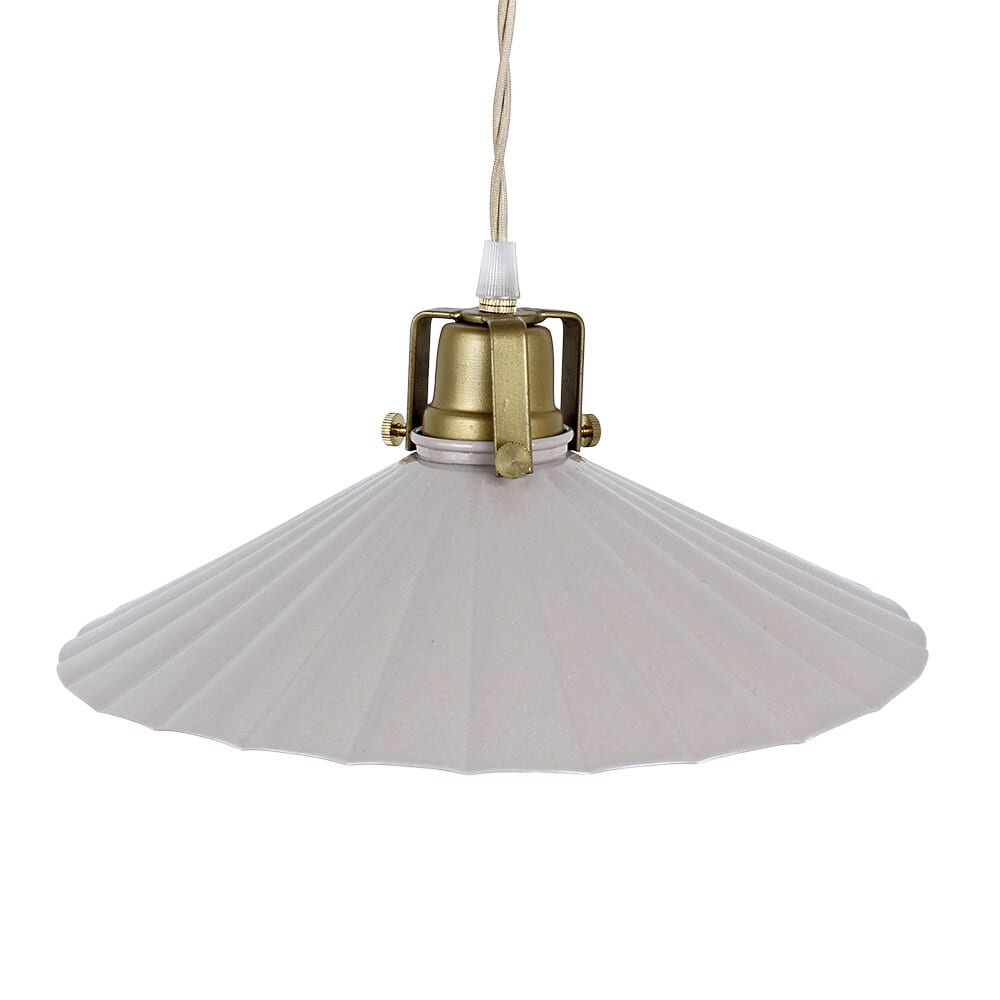 Taklampa Anita beige från Strömshaga
