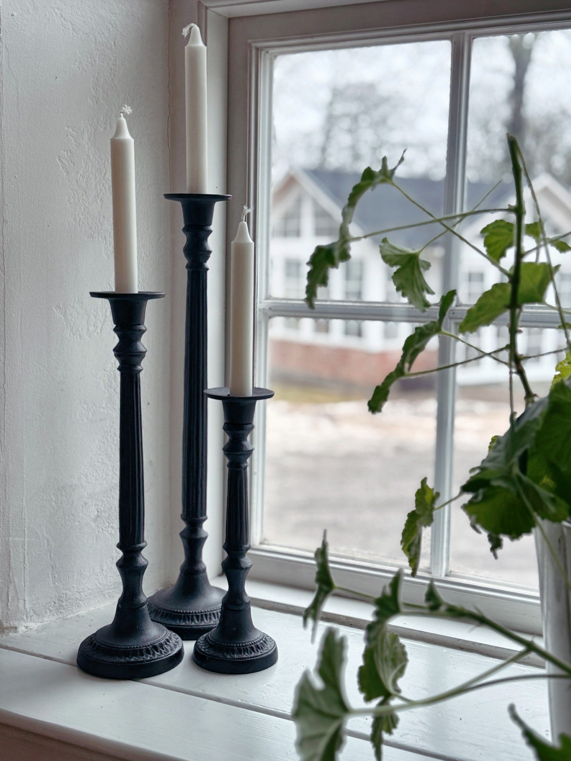 Kerzenleuchter Gusseisen mittel
