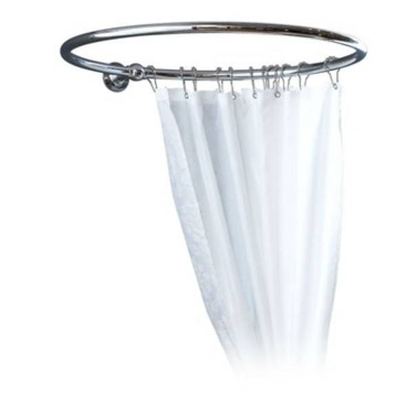 Runde Duschvorhangstange 80 cm