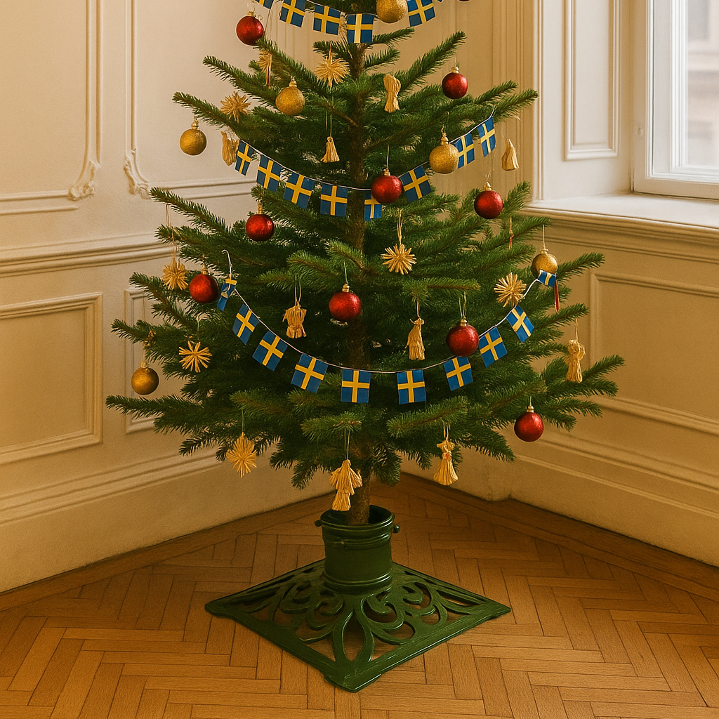 Julgransfot Eva grön