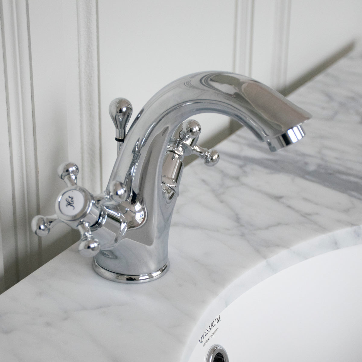 Waschtischarmatur Lady hoch Chrom