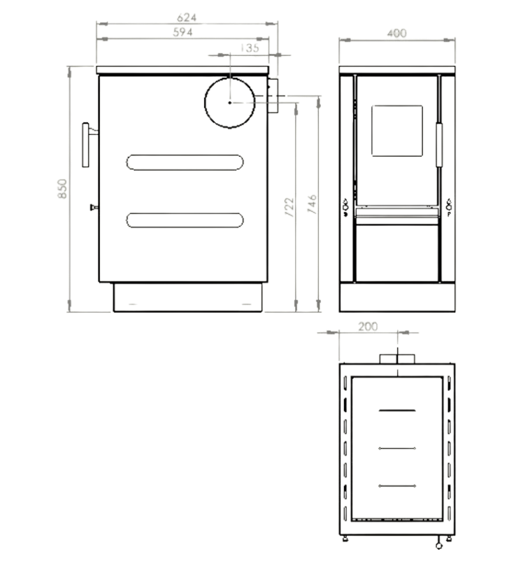 Vedspis Nordic 40 Smal