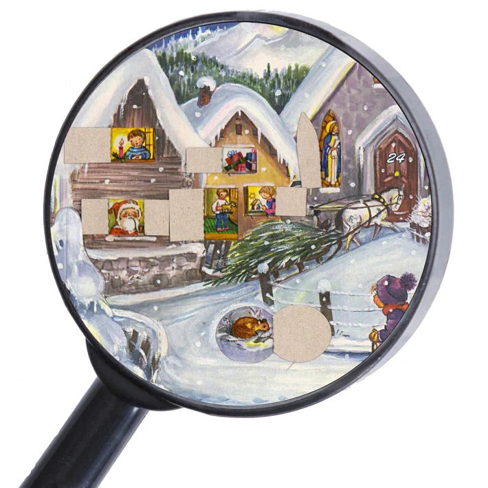 Adventskalender snöfall