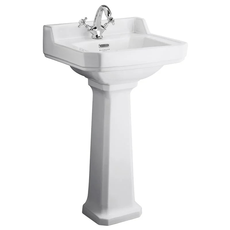 Tvättställ Fitzroy 50 Cm Med Piedestal