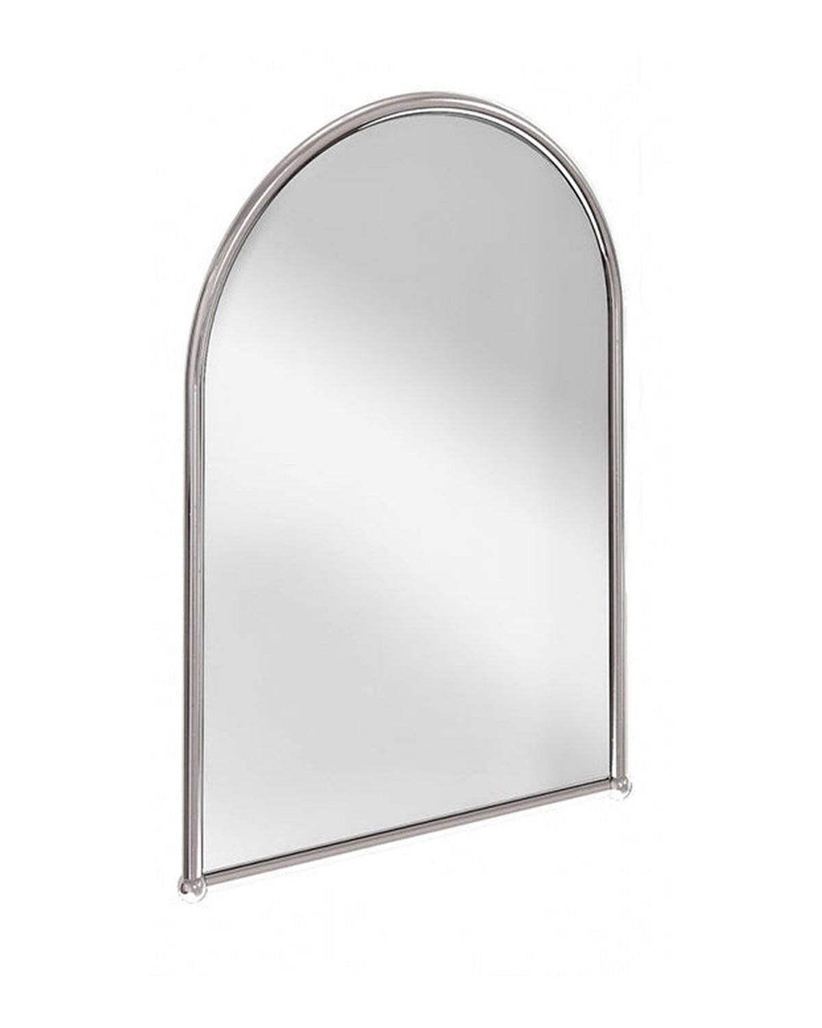 Bågformad badrumsspegel 50 x 70 cm i krom - Burlington A9CHR