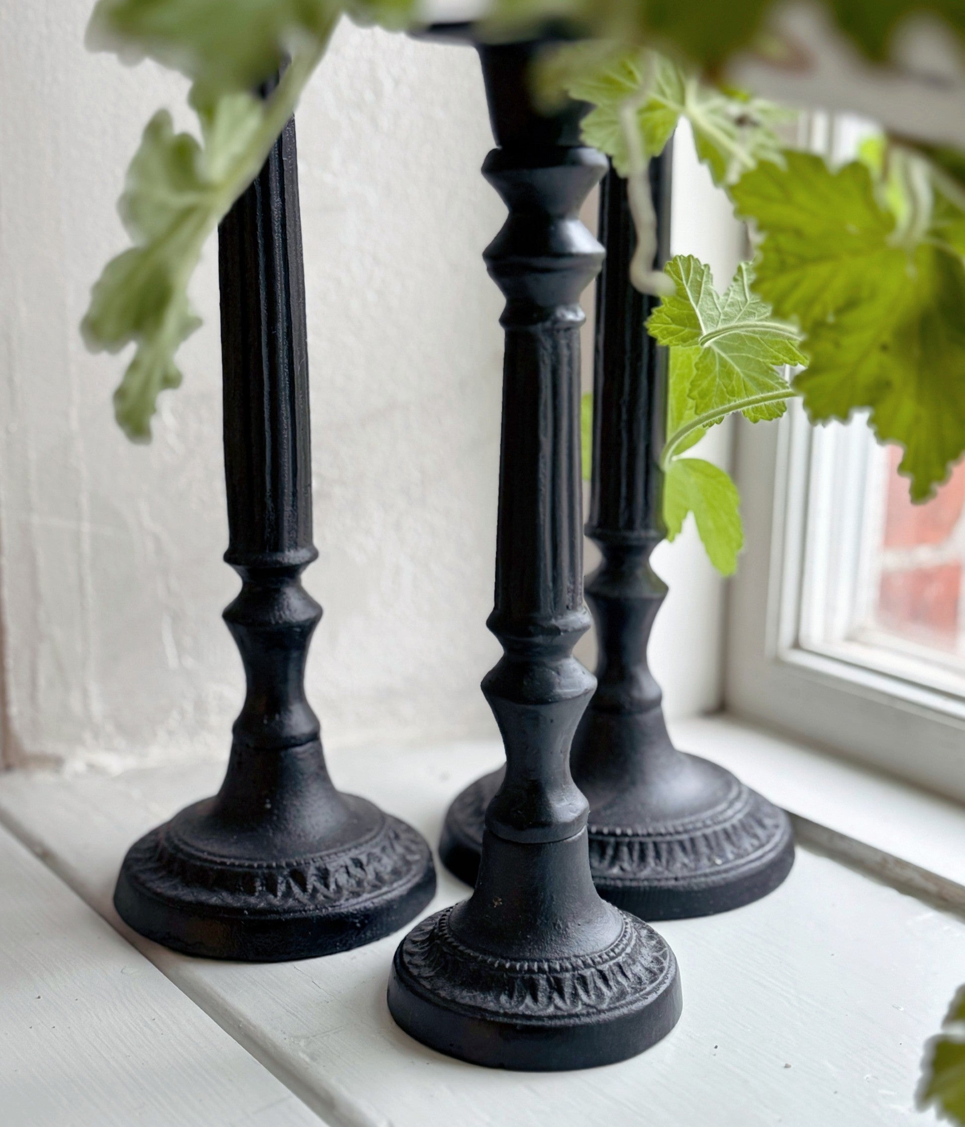 Kerzenleuchter Gusseisen mittel