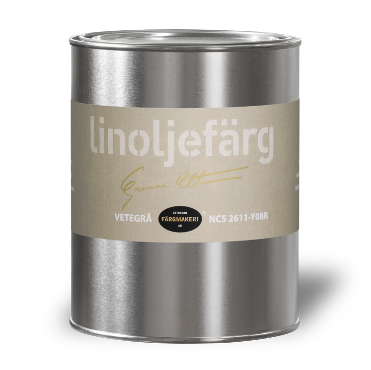 Weizengraue Leinölfarbe Ottossons