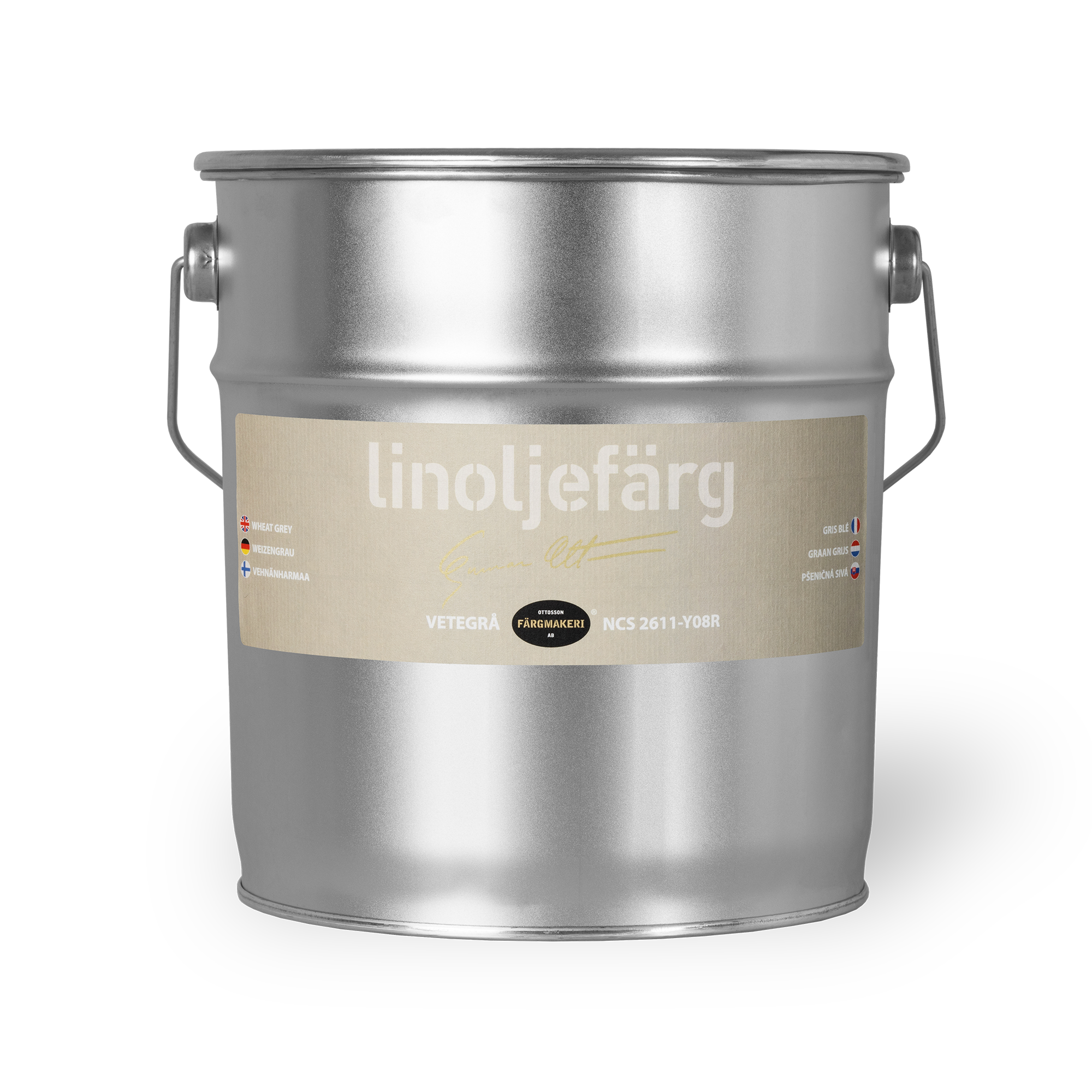 Weizengraue Leinölfarbe Ottossons