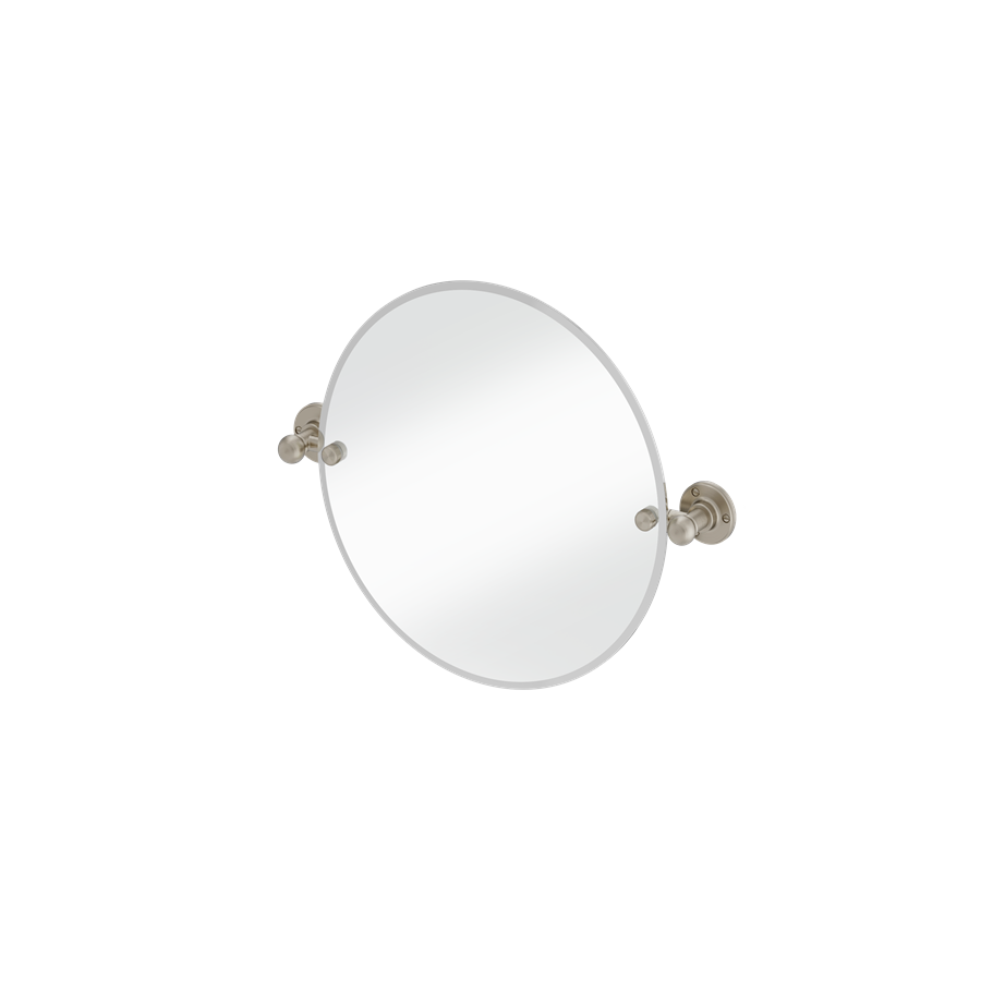 Burlington spegel rund 40cm med väggfästen