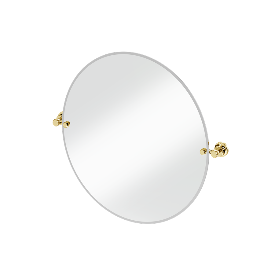 Burlington spegel rund 60 cm med väggfästen