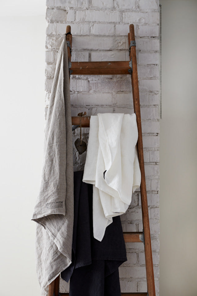 Badetücher aus Leinen Hamam Off-White