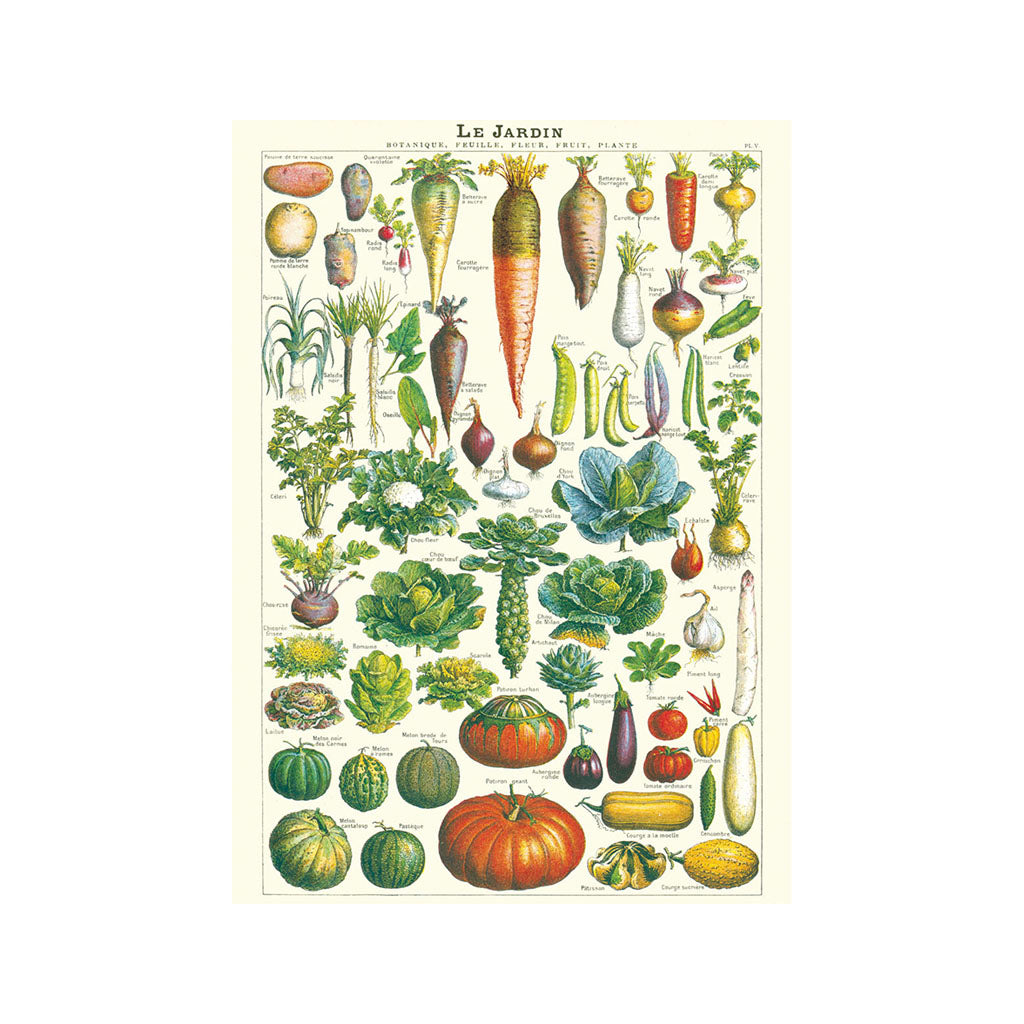 Vintage-Poster-Kit Gemüse 'Le jardin