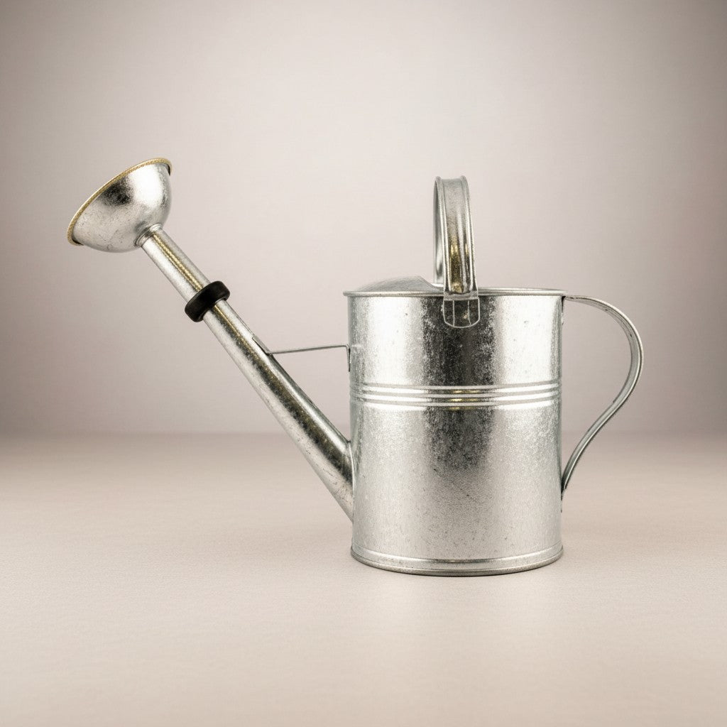 Gießkanne aus Zink und Messing 5L