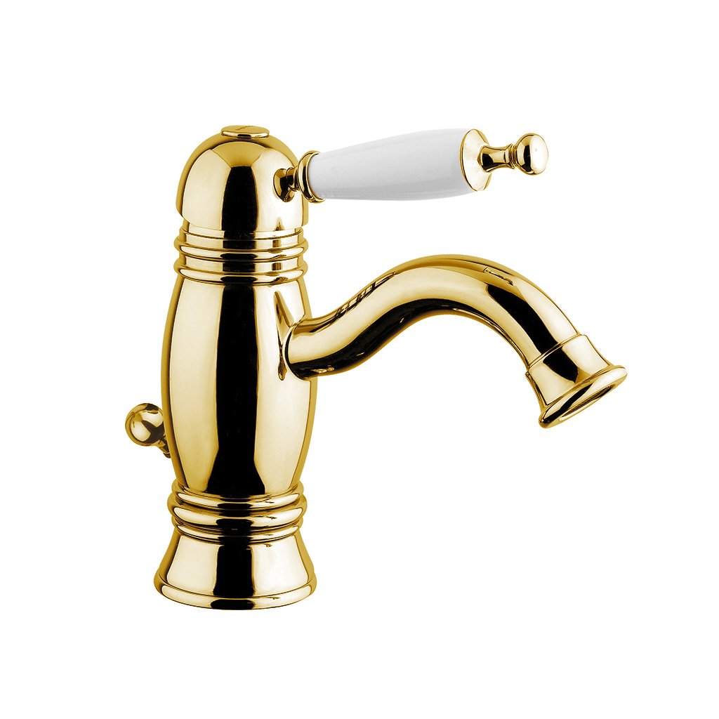Kingston Messing Kb942b Viktorianischer Toiletten-Wasserhahn – Poliertes Messing, Mit Pop-up Ablauf, Für Waschbecken