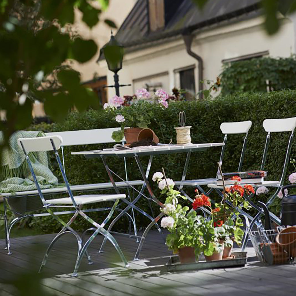 Grythyttan Biergartenstuhl Weiß