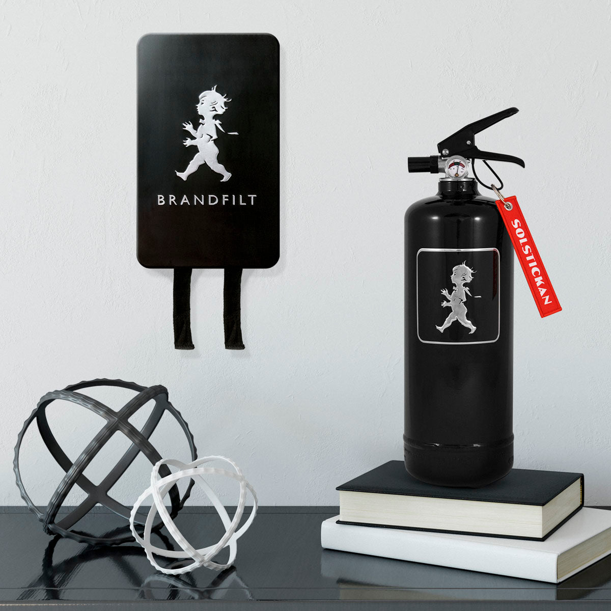 Feuerlöscher Solstickan 2 kg schwarz