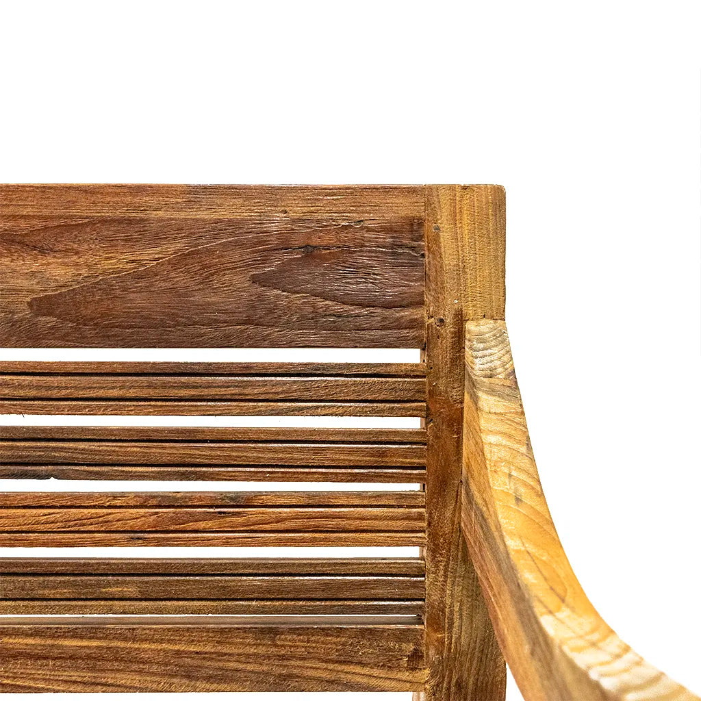 Vintage trädgårdssoffa teak